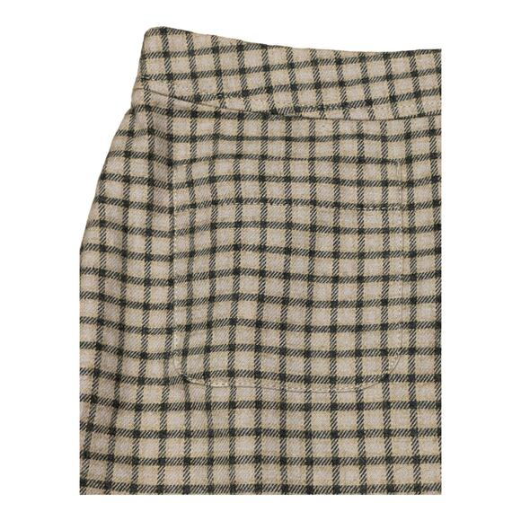 Tommy Hilfiger fall Plaid tan & black skirt with pockets size 8 - Picture 3 of 8